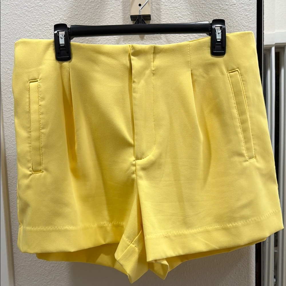 a new day Yellow Women's high waist shorts